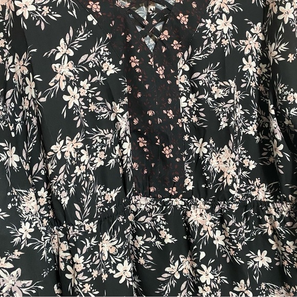 Grayson Threads NWT Black Floral Print Mini Dress - Picture 7 of 9